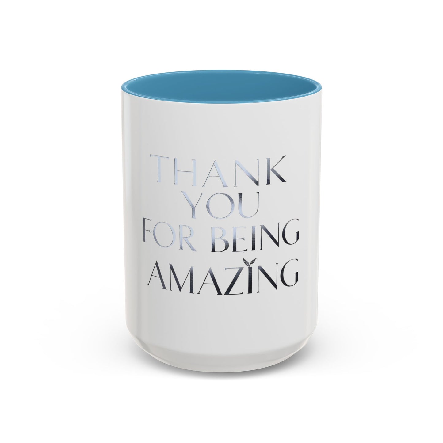 Thank You Coffee Mug - Stylish Accent Mug (11/15oz) for Appreciation Gifts