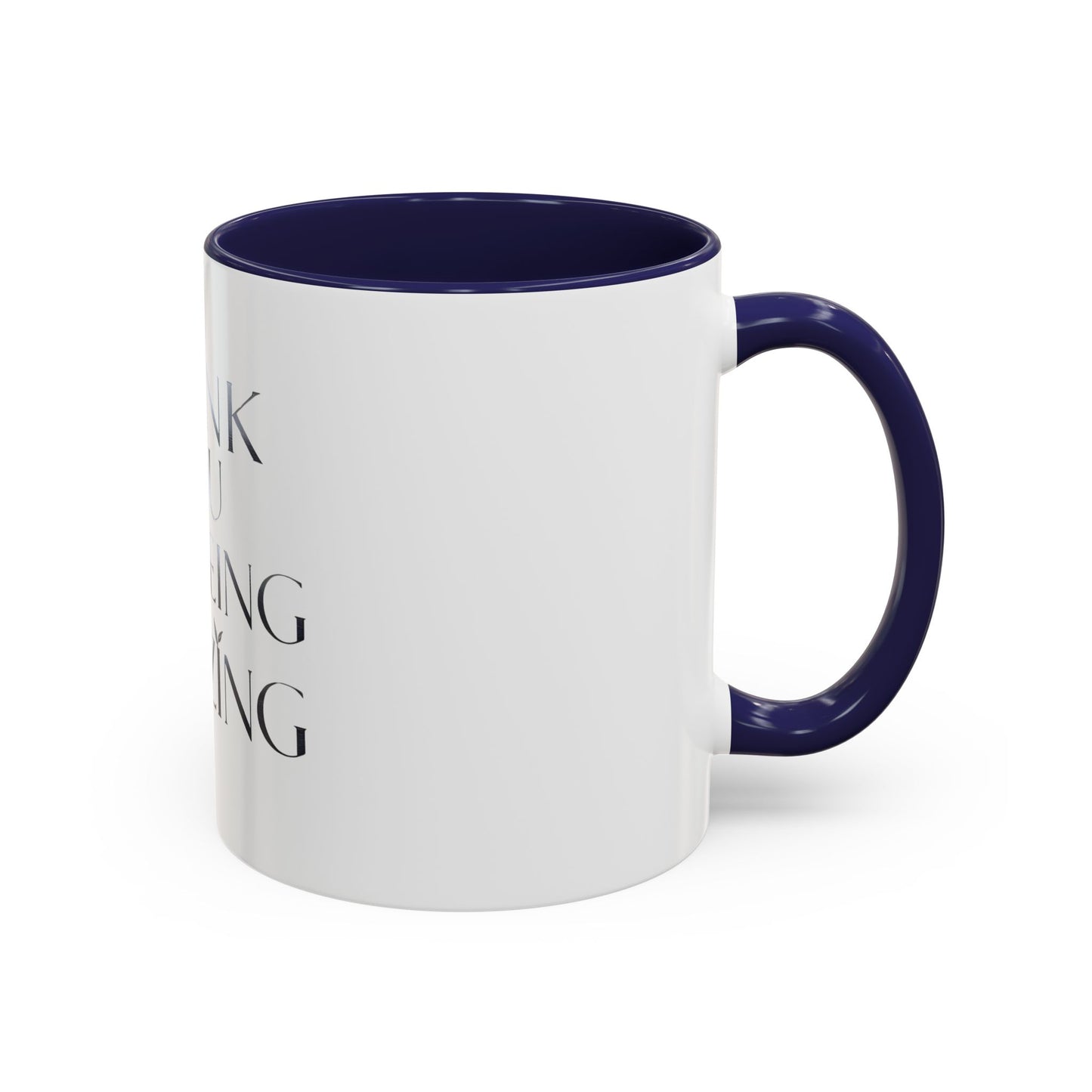 Thank You Coffee Mug - Stylish Accent Mug (11/15oz) for Appreciation Gifts