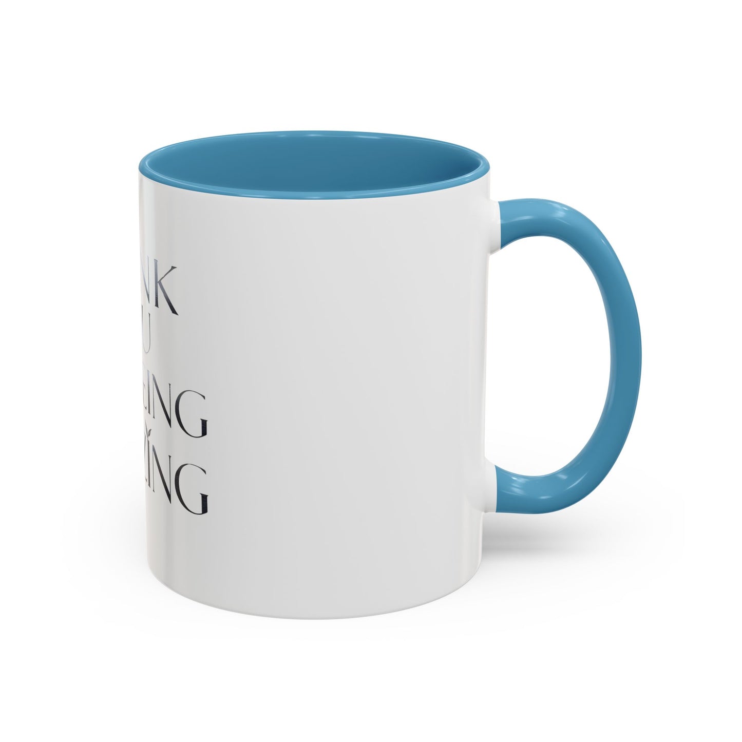 Thank You Coffee Mug - Stylish Accent Mug (11/15oz) for Appreciation Gifts