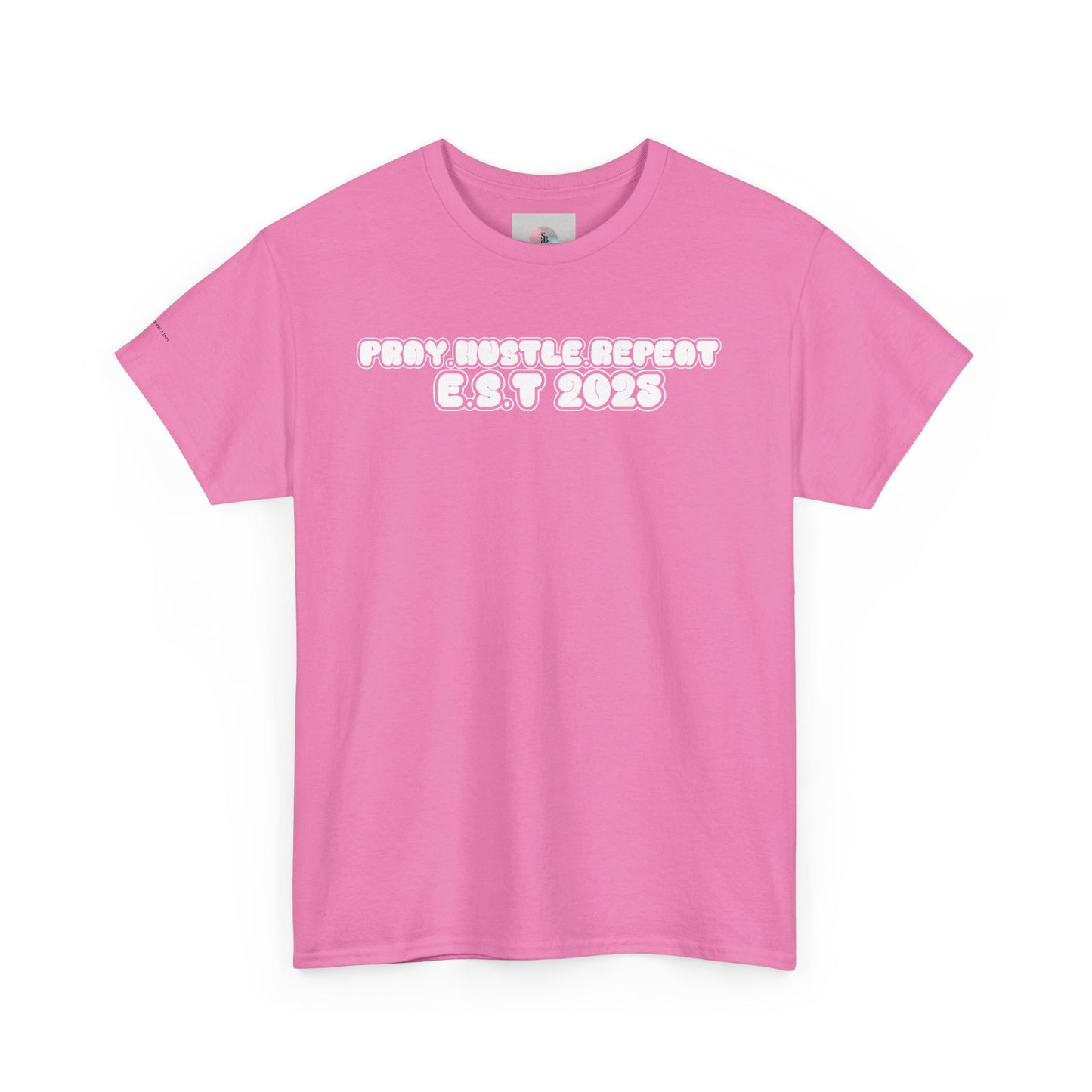 Pray Hustle Repeat Motivational Graphic Tee