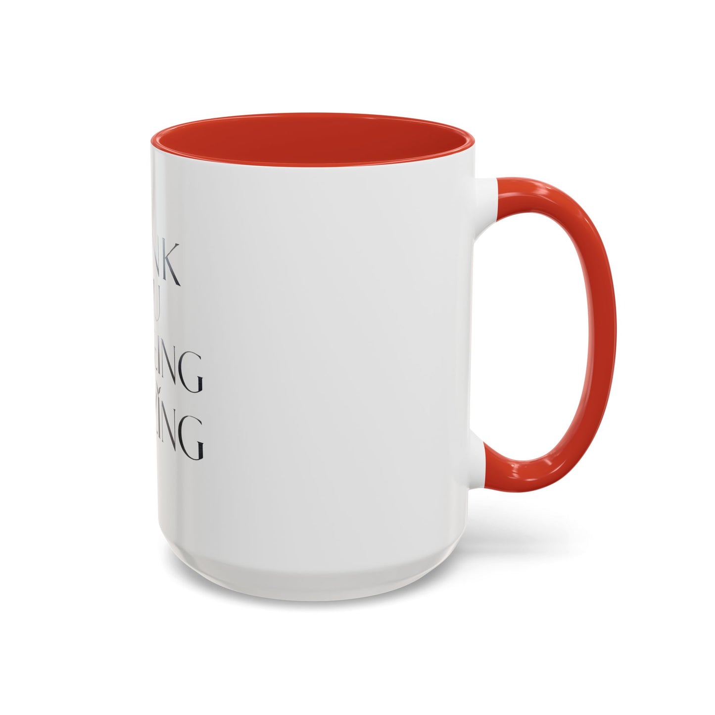Thank You Coffee Mug - Stylish Accent Mug (11/15oz) for Appreciation Gifts