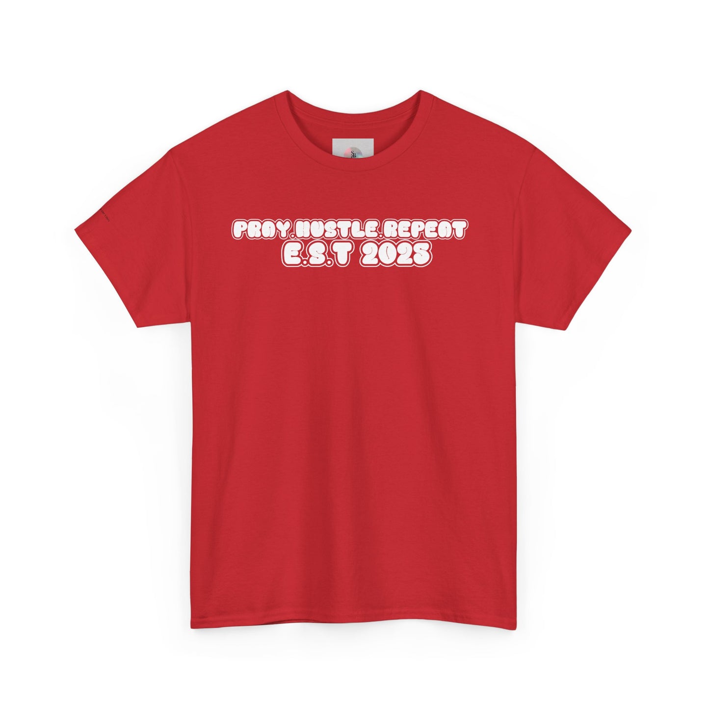 Pray Hustle Repeat Motivational Graphic Tee