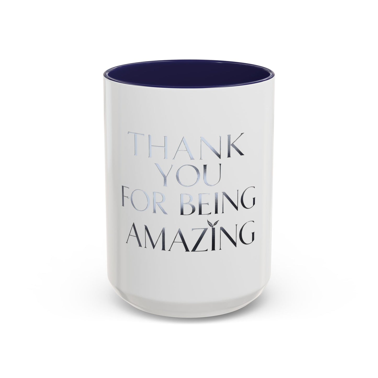 Thank You Coffee Mug - Stylish Accent Mug (11/15oz) for Appreciation Gifts