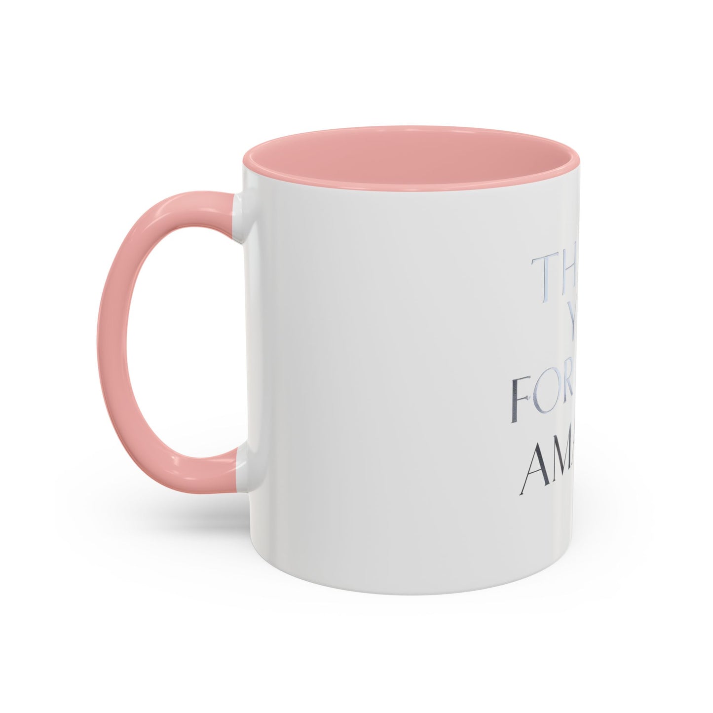 Thank You Coffee Mug - Stylish Accent Mug (11/15oz) for Appreciation Gifts