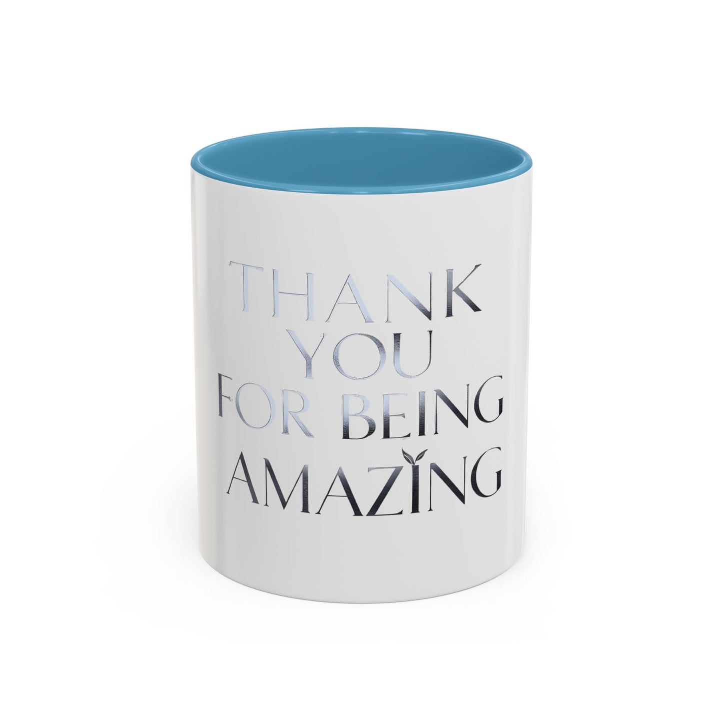 Thank You Coffee Mug - Stylish Accent Mug (11/15oz) for Appreciation Gifts