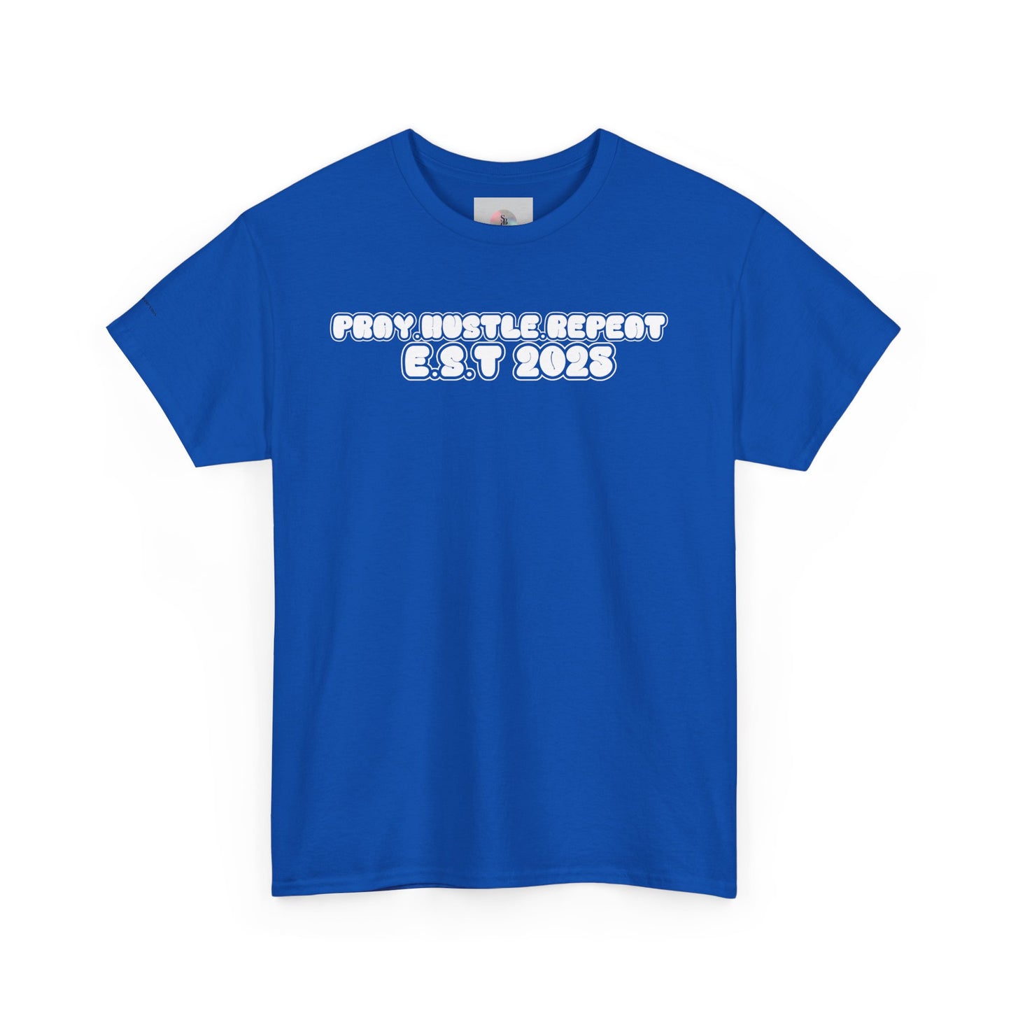 Pray Hustle Repeat Motivational Graphic Tee