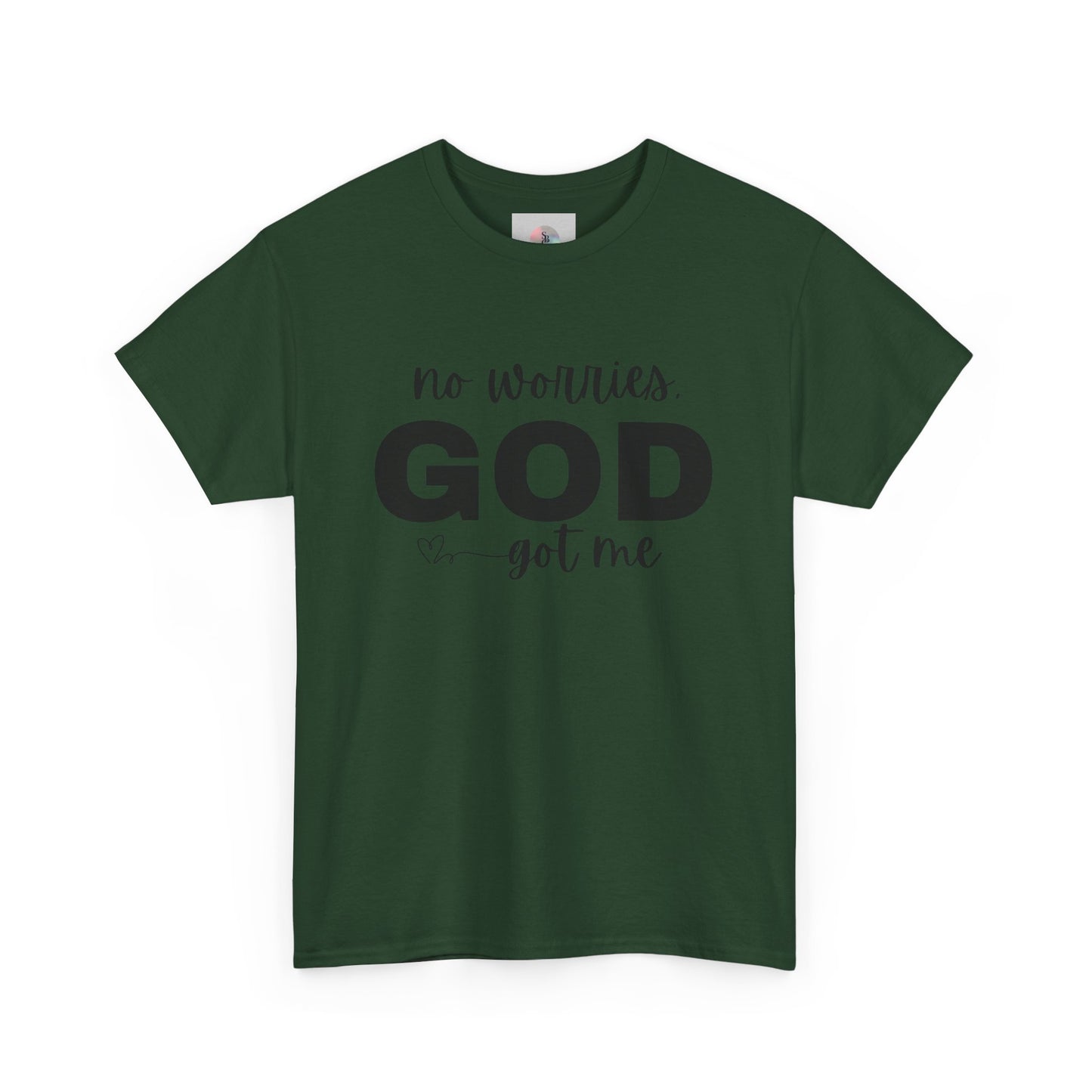 'No Worries. GOD Got Me'Inspirational T-Shirt