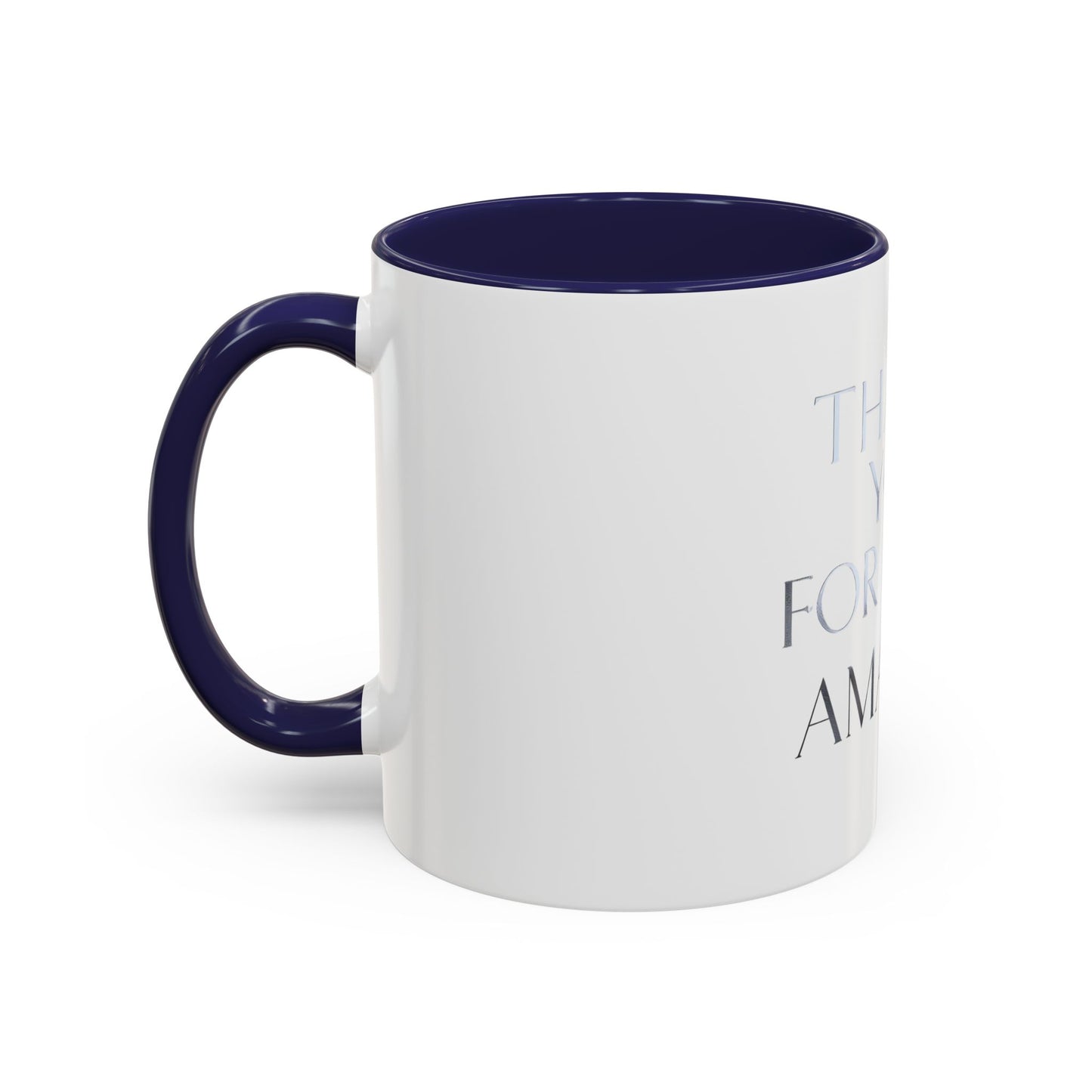 Thank You Coffee Mug - Stylish Accent Mug (11/15oz) for Appreciation Gifts