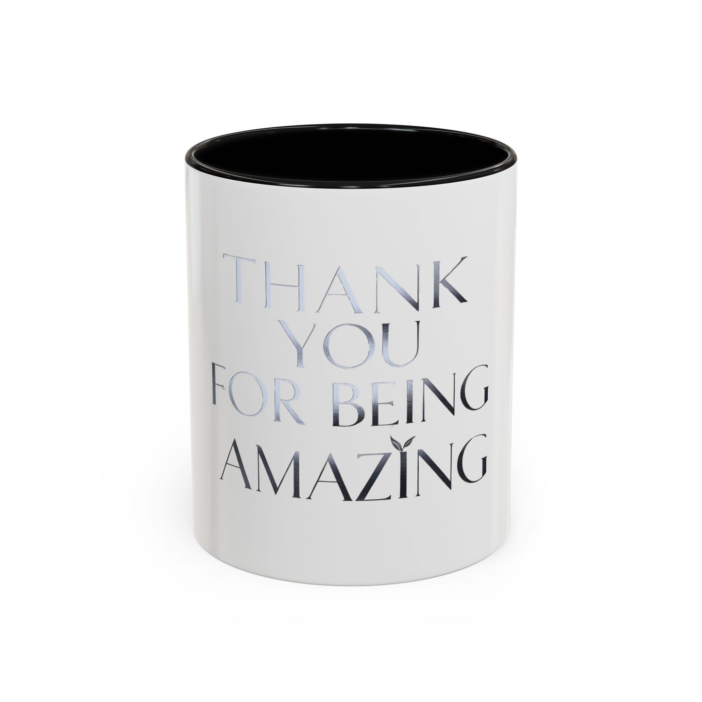 Thank You Coffee Mug - Stylish Accent Mug (11/15oz) for Appreciation Gifts