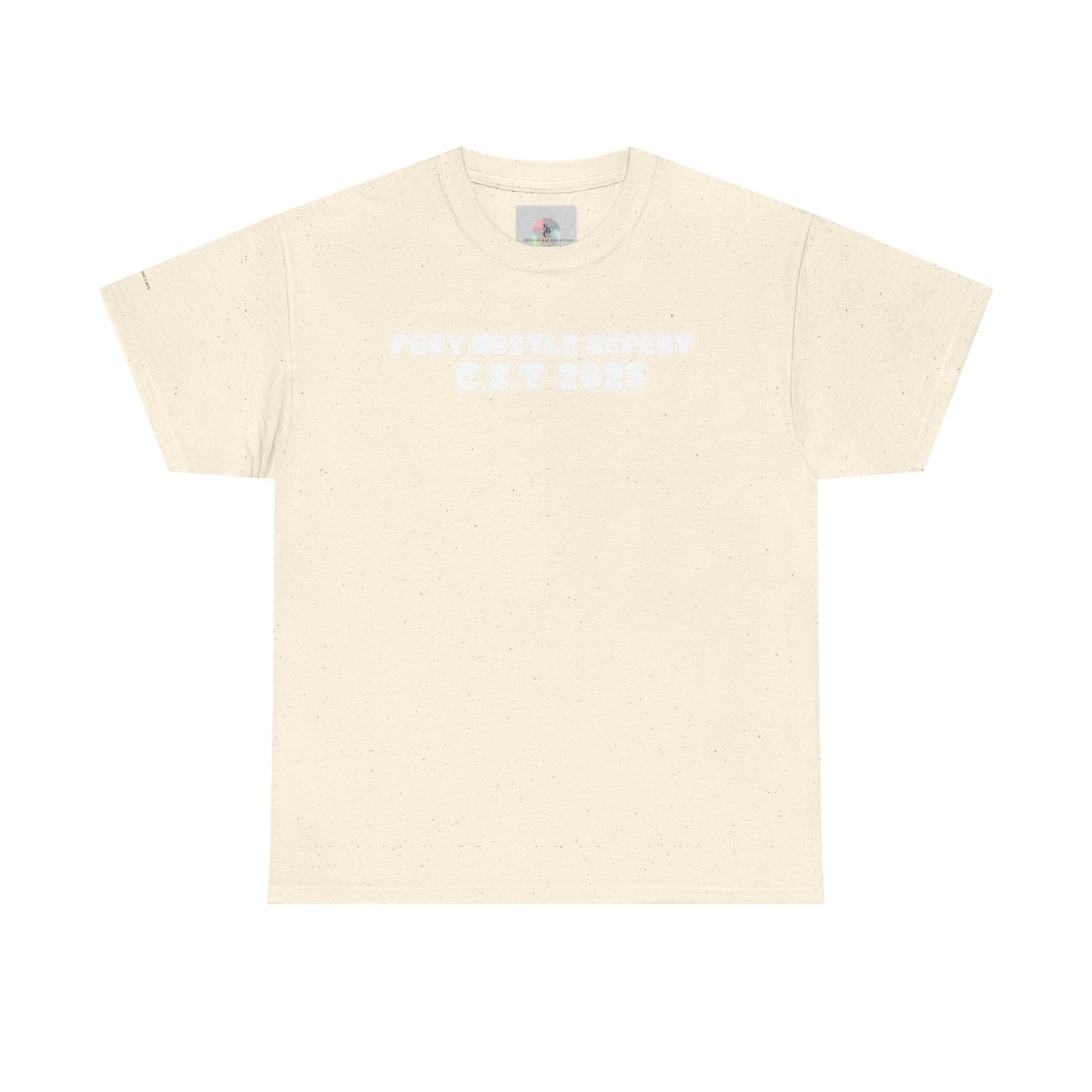 Pray Hustle Repeat Motivational Graphic Tee