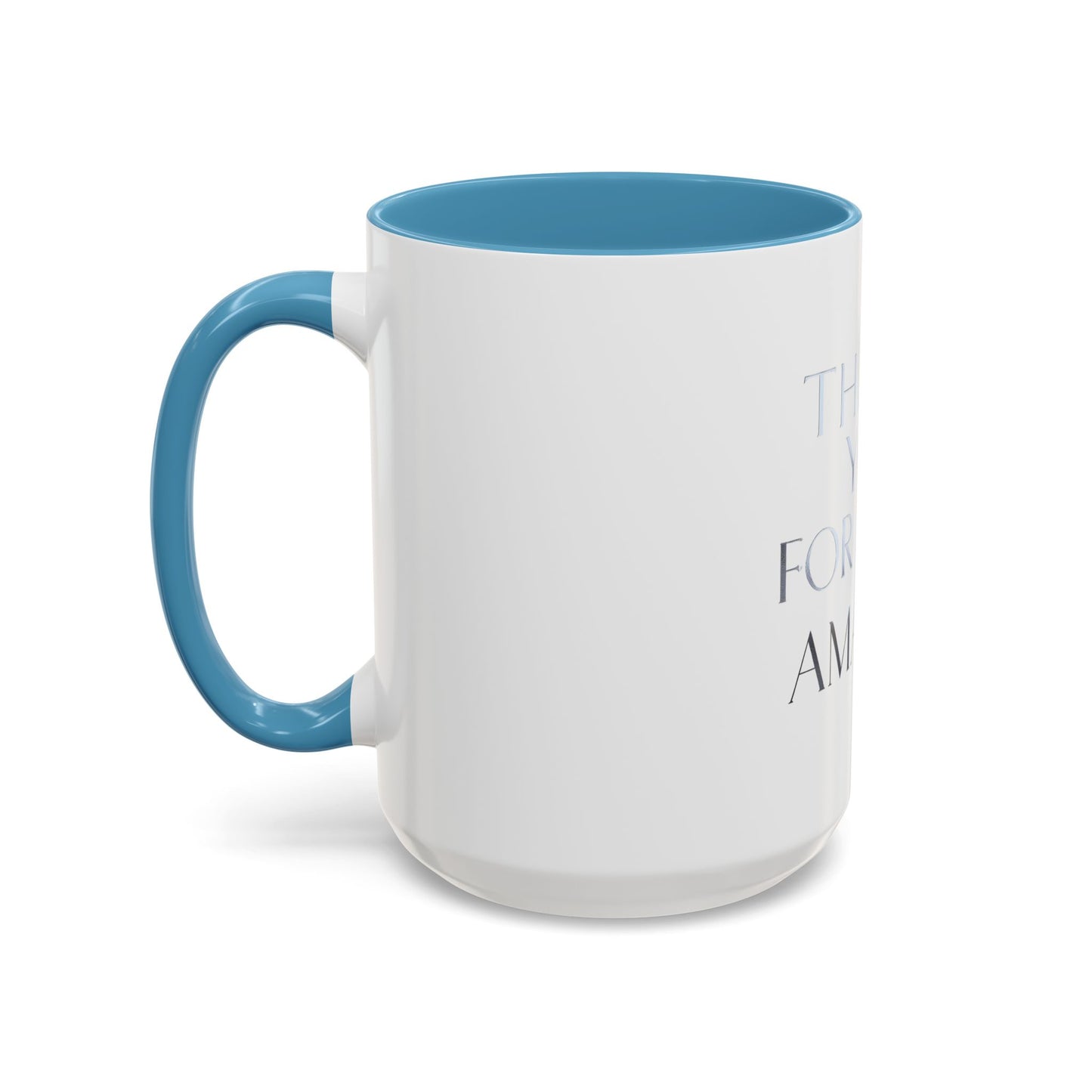 Thank You Coffee Mug - Stylish Accent Mug (11/15oz) for Appreciation Gifts