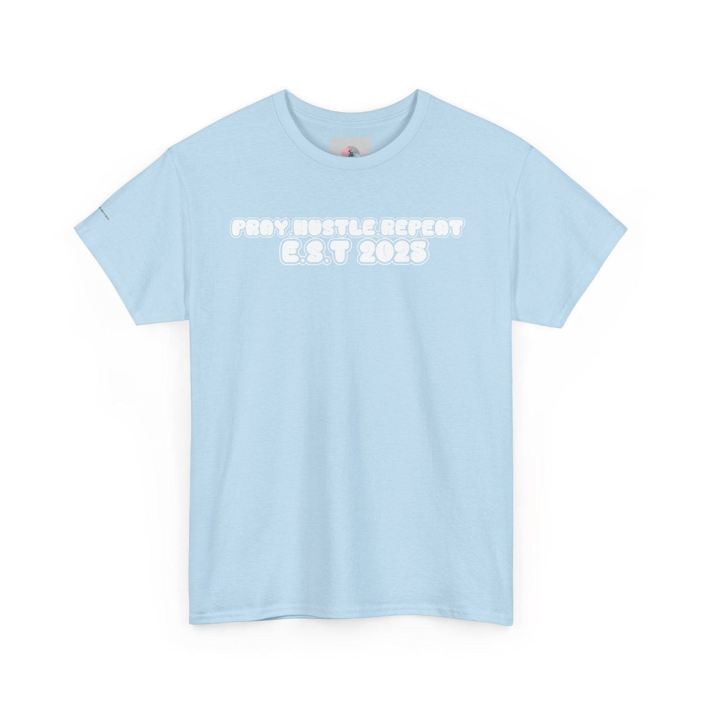 Pray Hustle Repeat Motivational Graphic Tee
