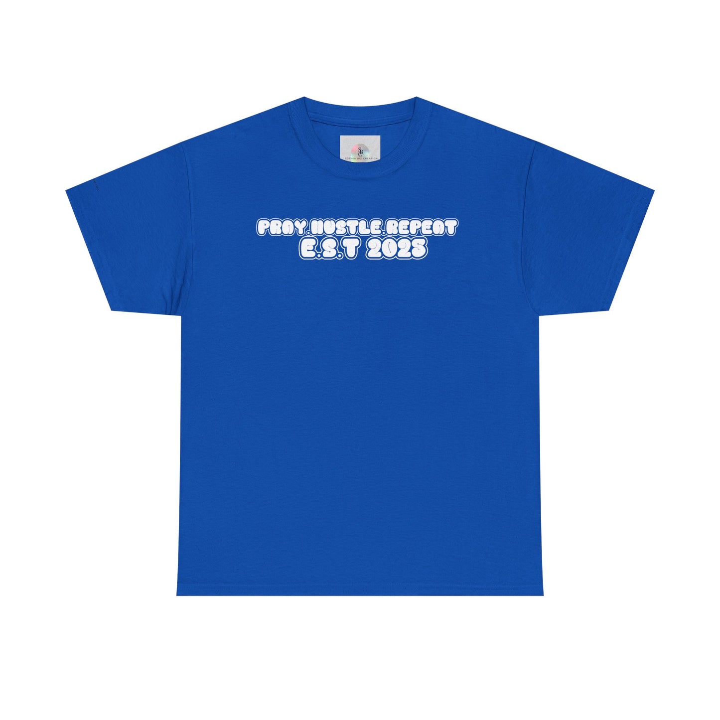 Pray Hustle Repeat Motivational Graphic Tee