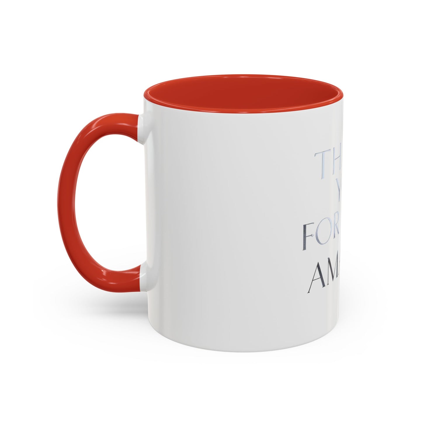 Thank You Coffee Mug - Stylish Accent Mug (11/15oz) for Appreciation Gifts