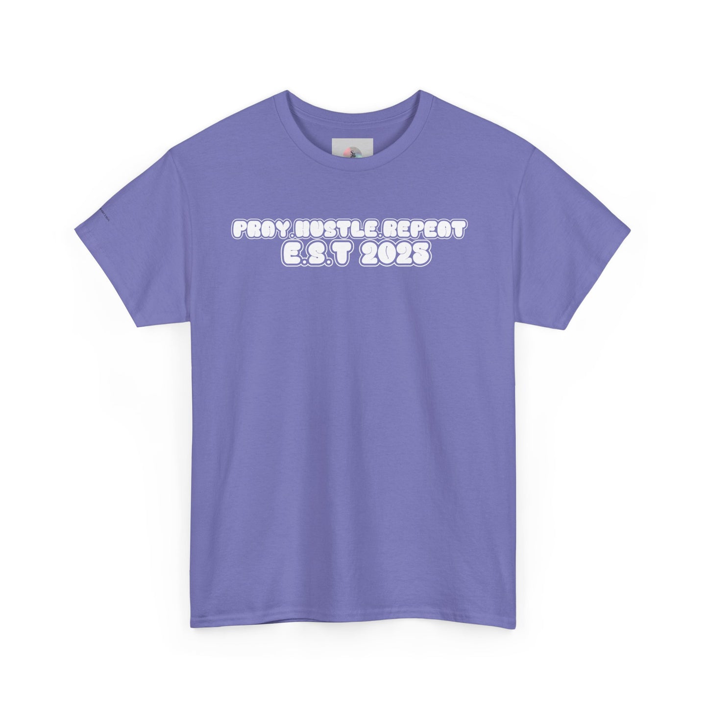 Pray Hustle Repeat Motivational Graphic Tee