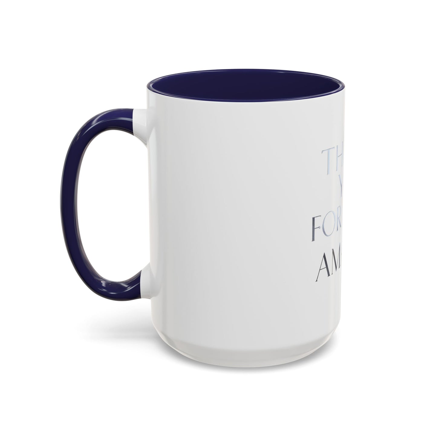 Thank You Coffee Mug - Stylish Accent Mug (11/15oz) for Appreciation Gifts