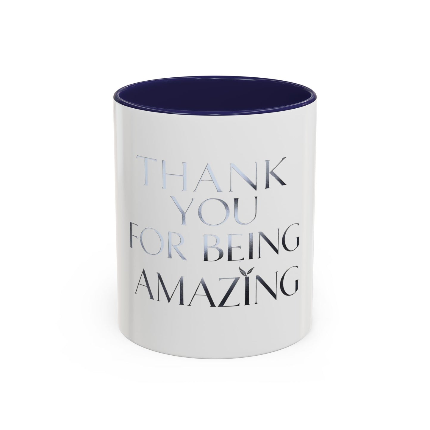 Thank You Coffee Mug - Stylish Accent Mug (11/15oz) for Appreciation Gifts