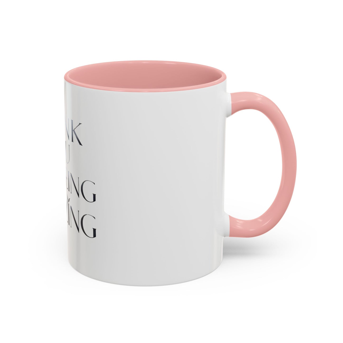 Thank You Coffee Mug - Stylish Accent Mug (11/15oz) for Appreciation Gifts