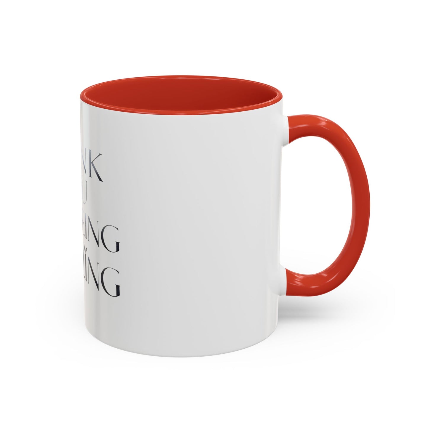 Thank You Coffee Mug - Stylish Accent Mug (11/15oz) for Appreciation Gifts