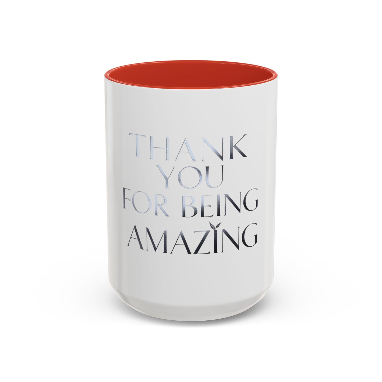 Thank You Coffee Mug - Stylish Accent Mug (11/15oz) for Appreciation Gifts