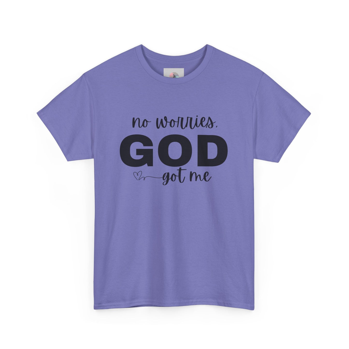 'No Worries. GOD Got Me'Inspirational T-Shirt