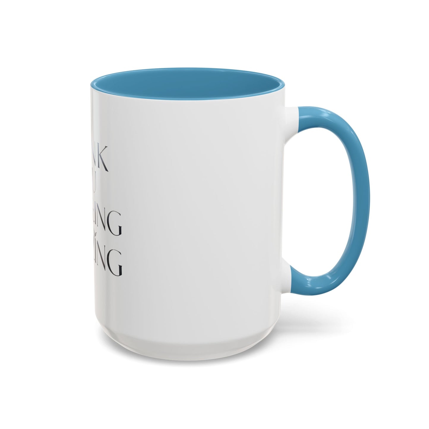 Thank You Coffee Mug - Stylish Accent Mug (11/15oz) for Appreciation Gifts