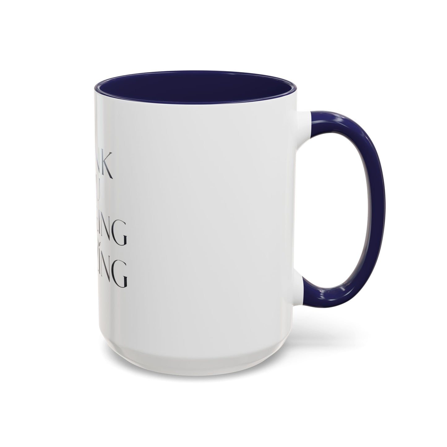 Thank You Coffee Mug - Stylish Accent Mug (11/15oz) for Appreciation Gifts