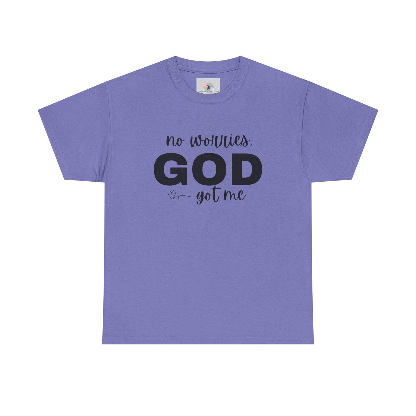 'No Worries. GOD Got Me'Inspirational T-Shirt