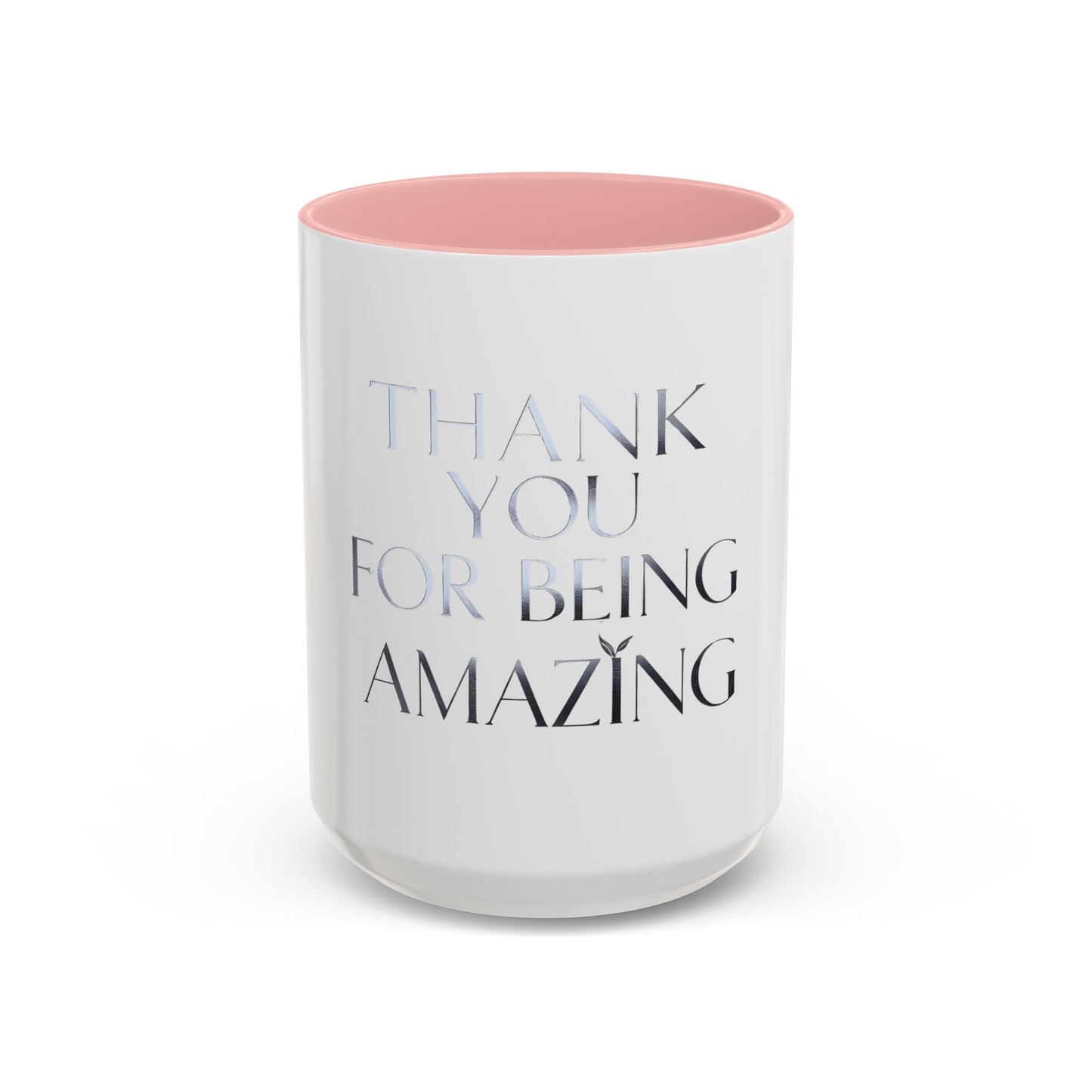 Thank You Coffee Mug - Stylish Accent Mug (11/15oz) for Appreciation Gifts