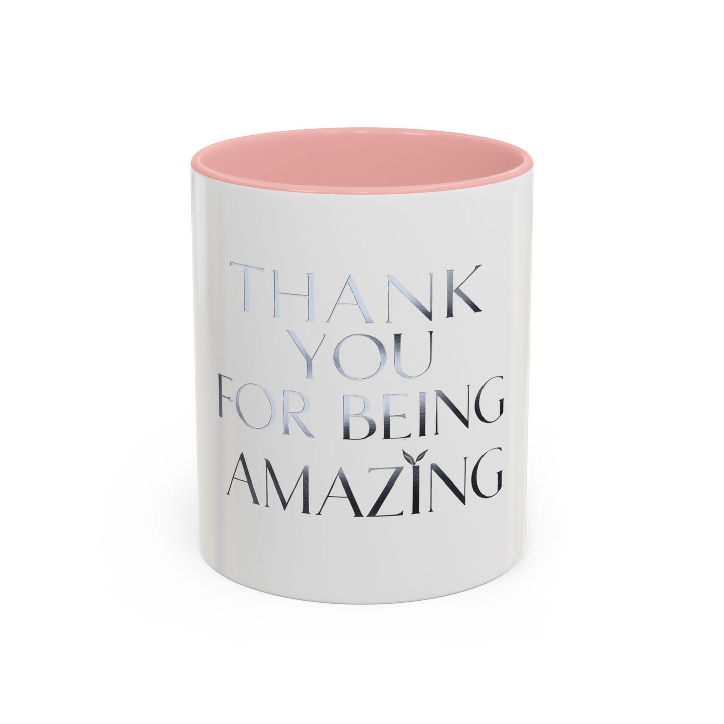 Thank You Coffee Mug - Stylish Accent Mug (11/15oz) for Appreciation Gifts