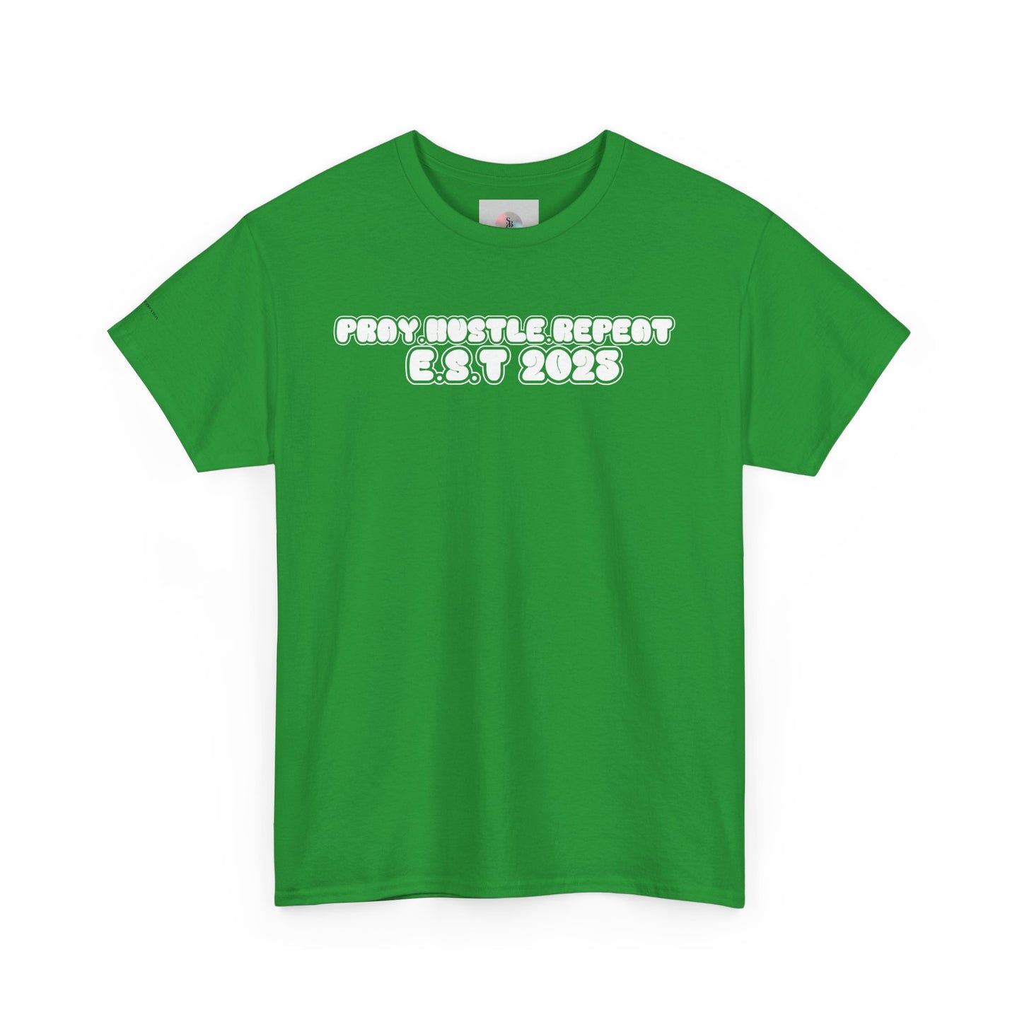 Pray Hustle Repeat Motivational Graphic Tee