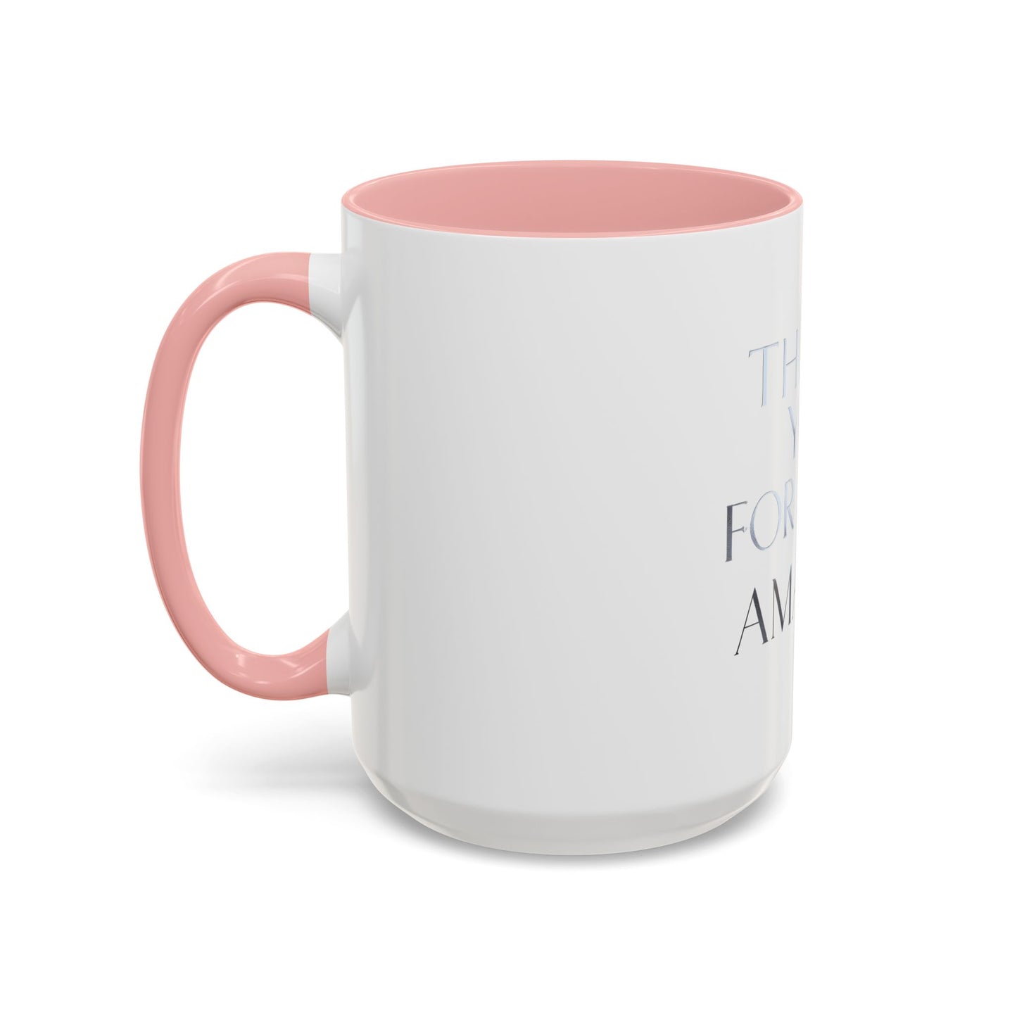 Thank You Coffee Mug - Stylish Accent Mug (11/15oz) for Appreciation Gifts