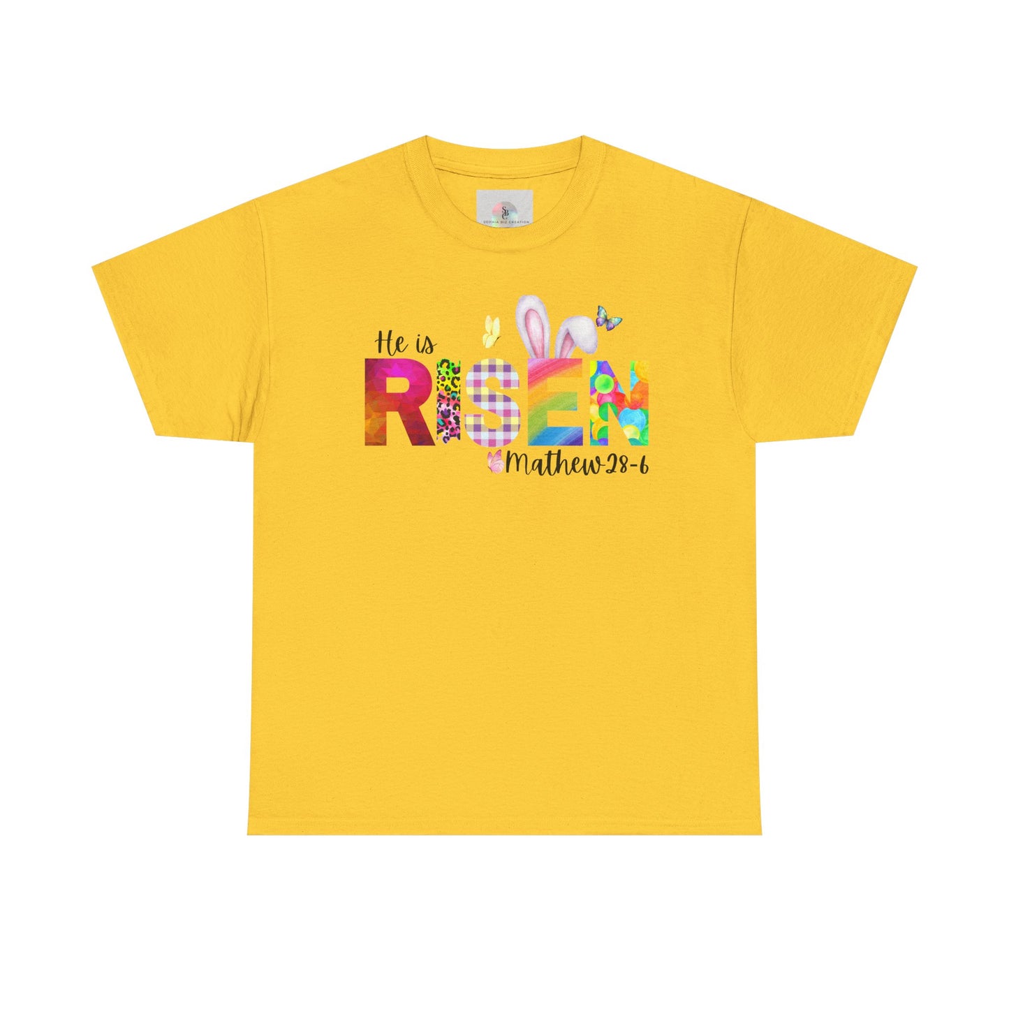 He is Risen Cotton Easter Celebration Shirt