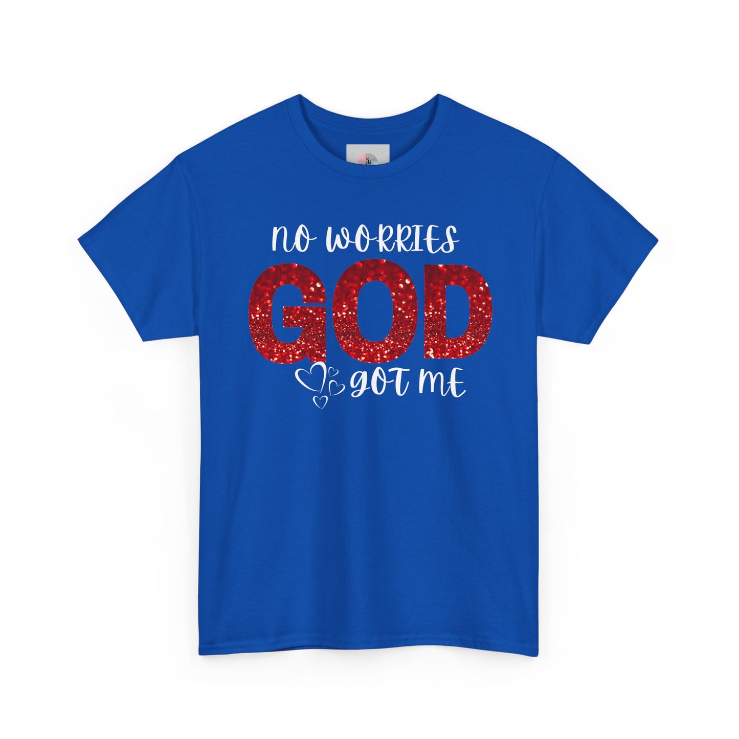 No Worries God Got Me  Red Inspirational Faith Shirt
