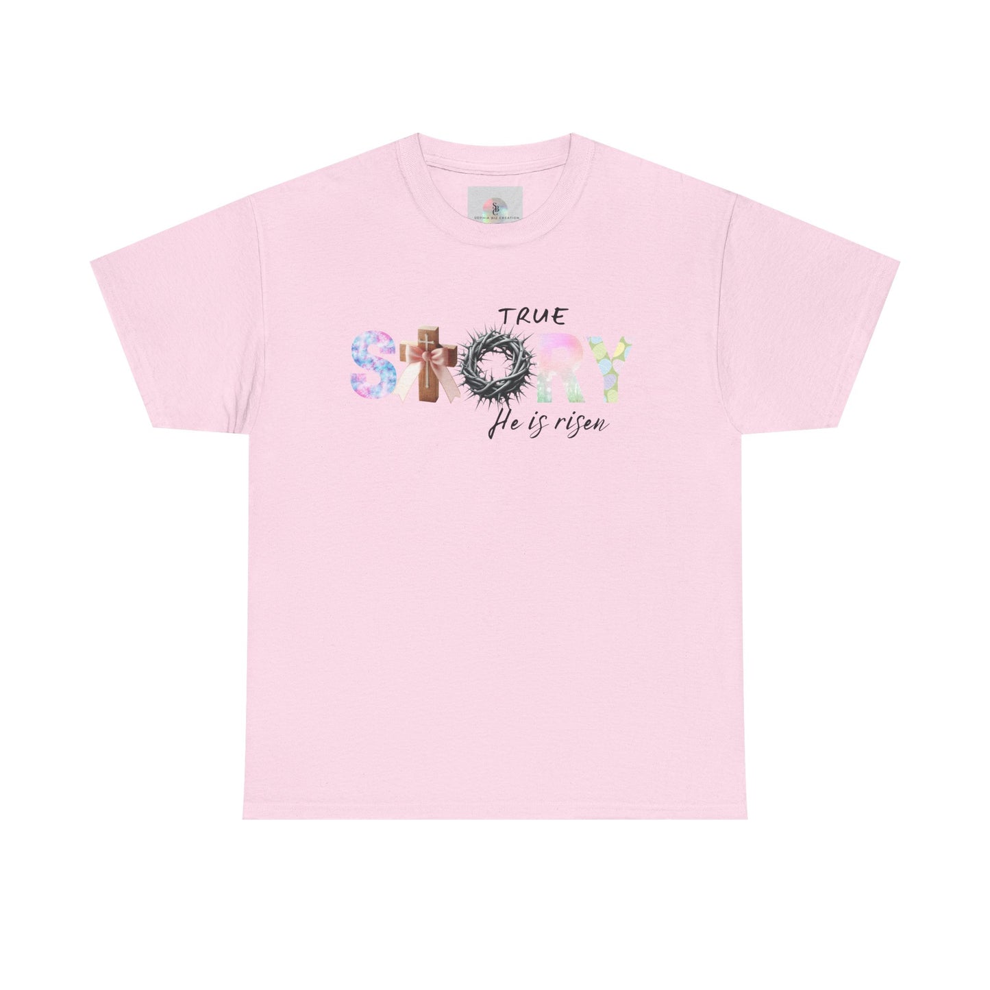 True Story He is Risen Cotton Tee