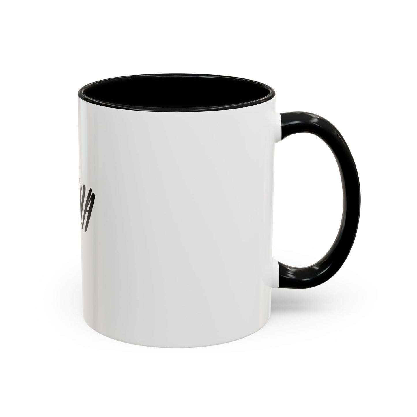 Personalized Accent Coffee Mug - Custom Name Mug for Coffee Lovers