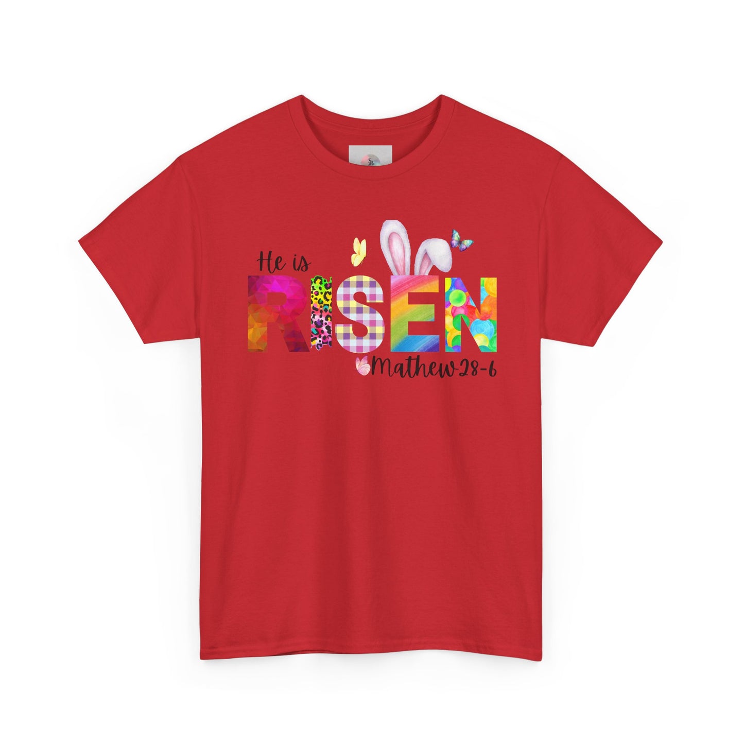 He is Risen Cotton Easter Celebration Shirt