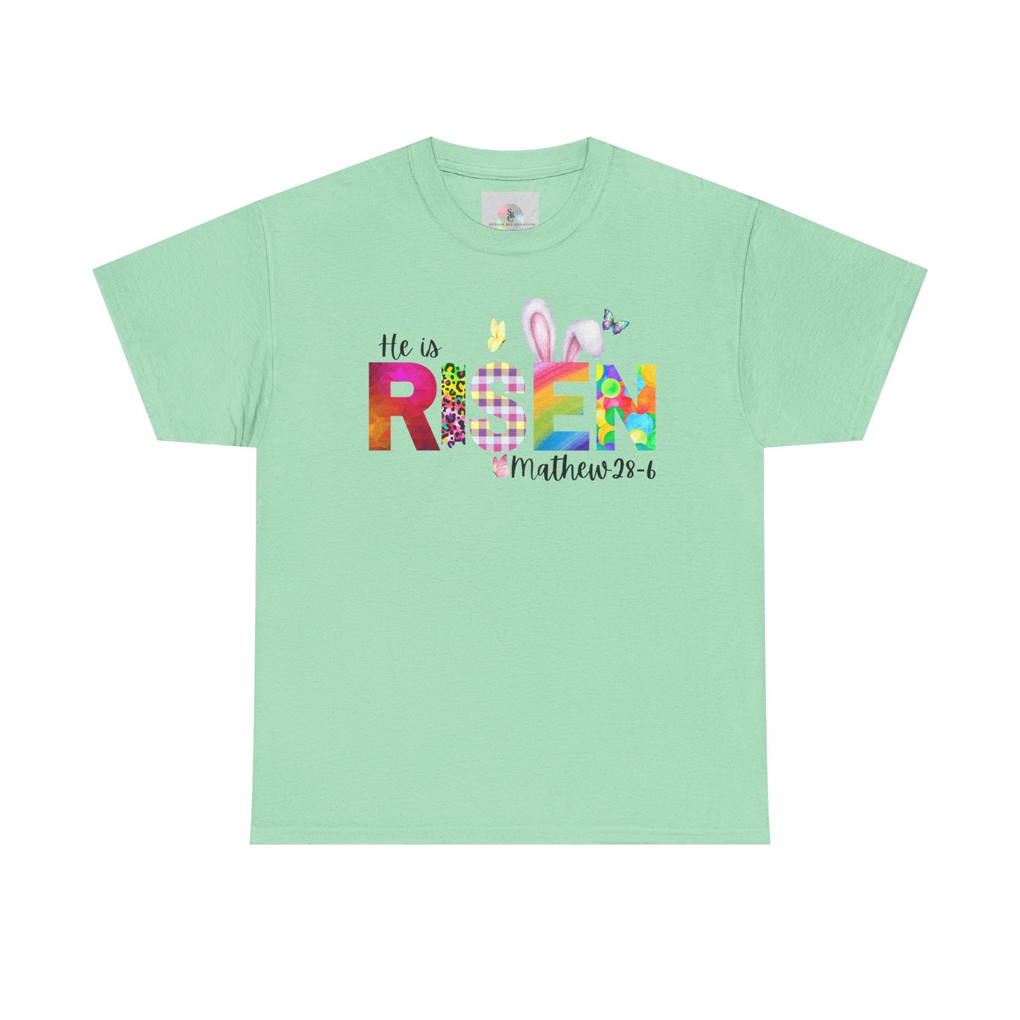 He is Risen Cotton Easter Celebration Shirt