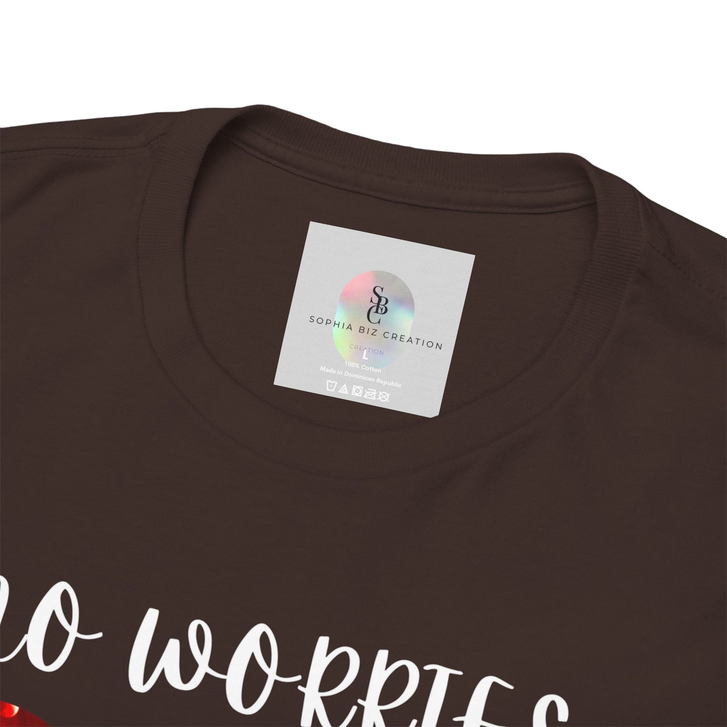No Worries God Got Me  Red Inspirational Faith Shirt