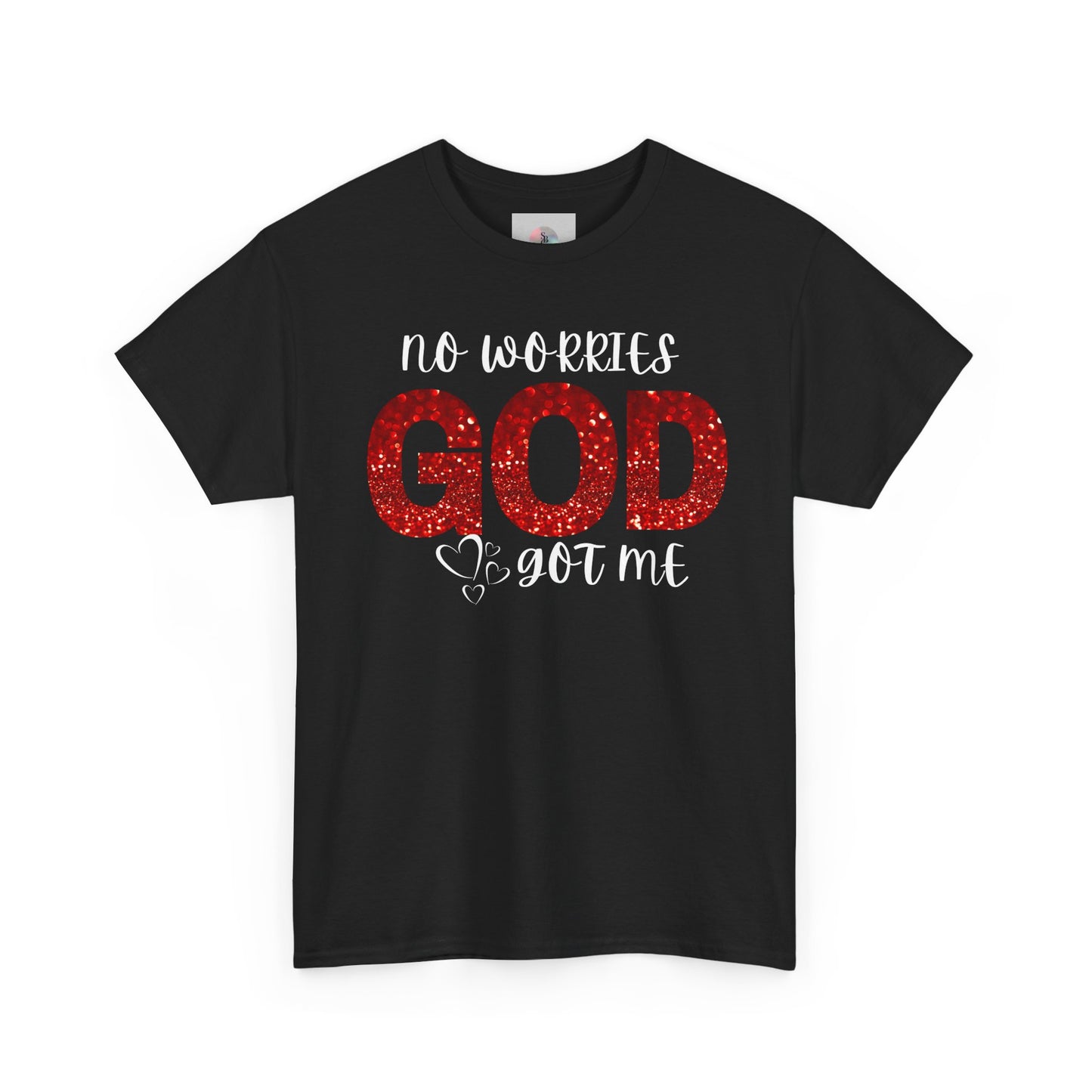 No Worries God Got Me  Red Inspirational Faith Shirt