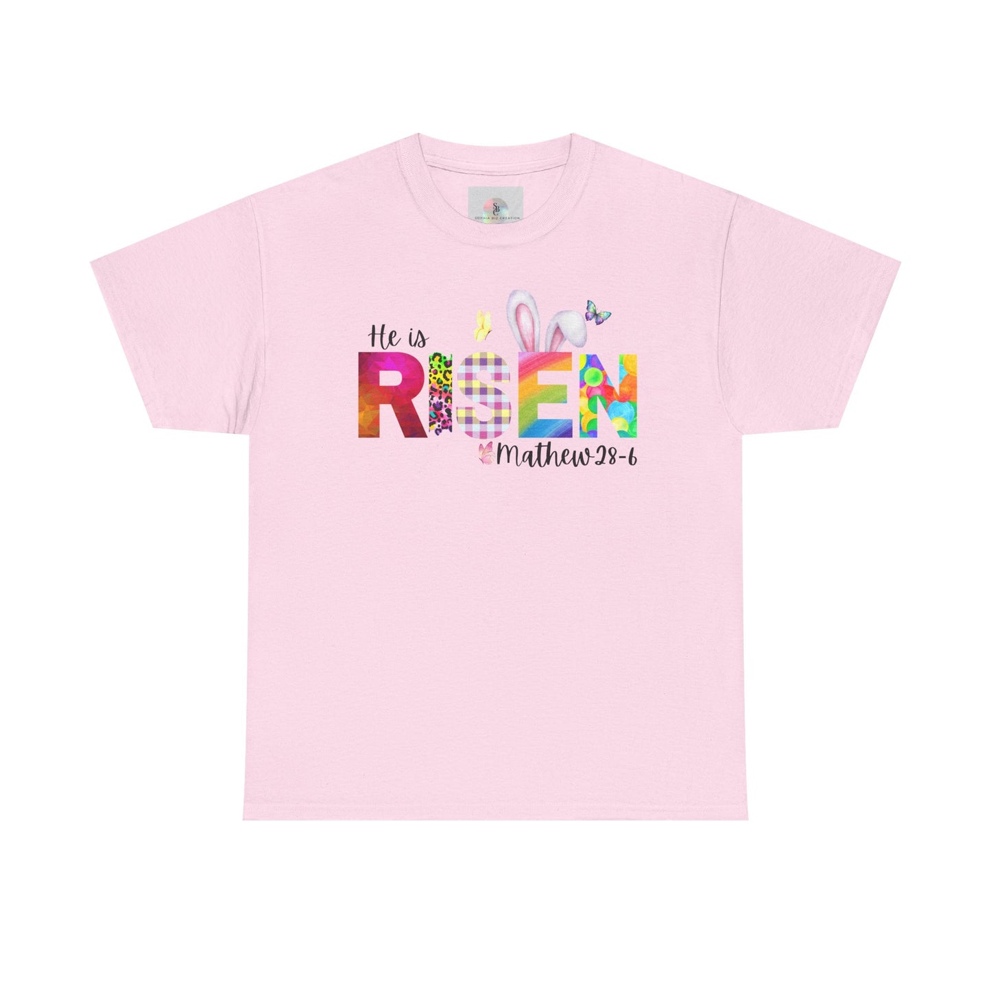 He is Risen Cotton Easter Celebration Shirt