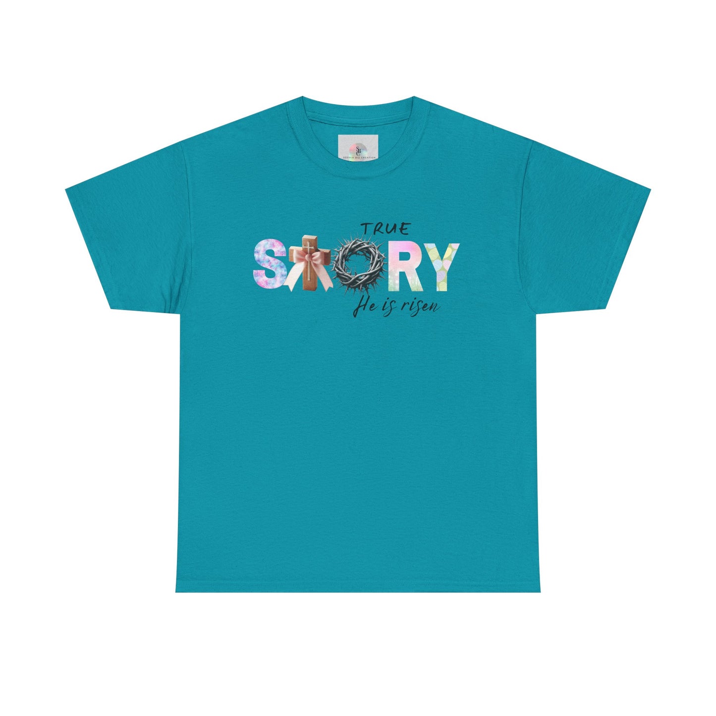 True Story He is Risen Cotton Tee