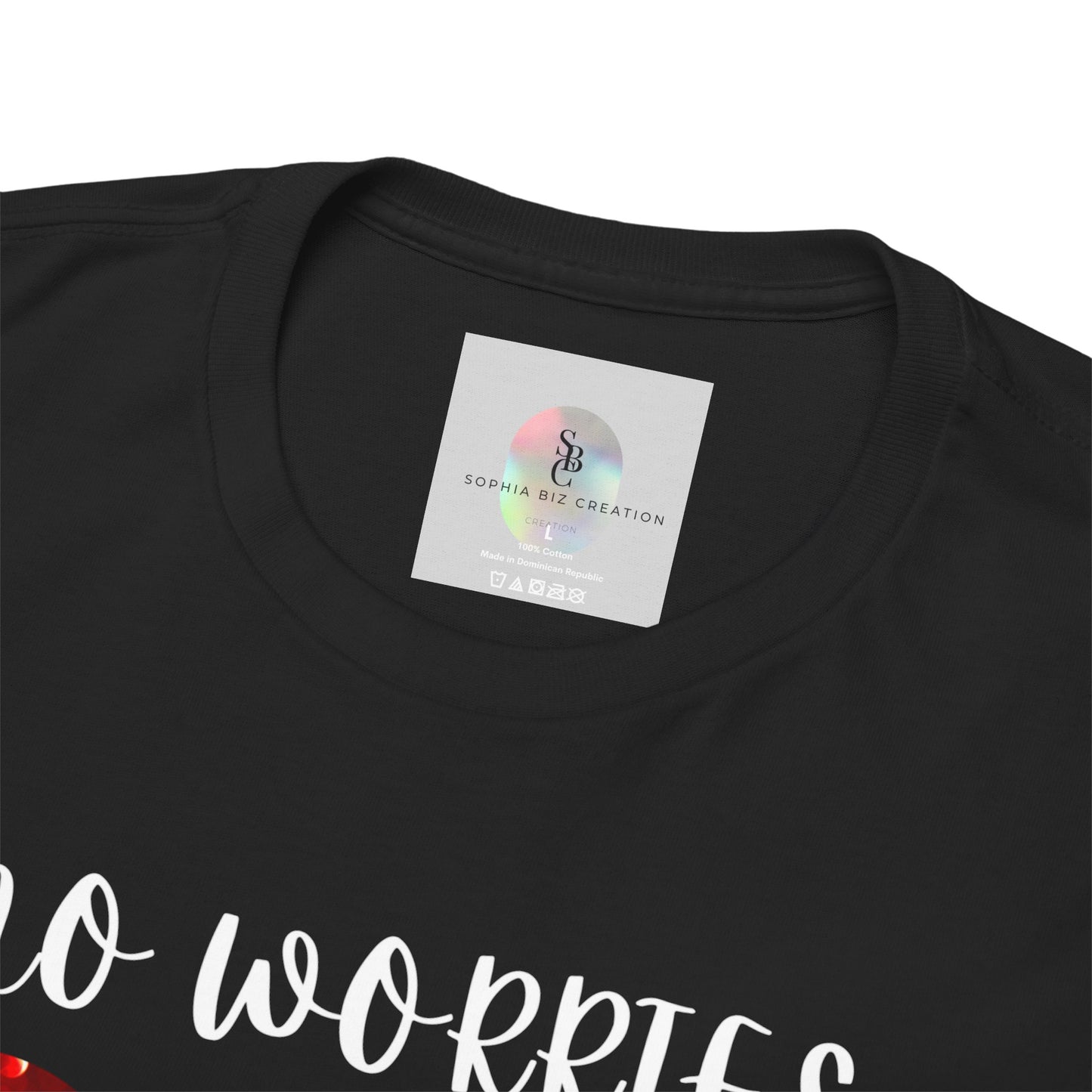 No Worries God Got Me  Red Inspirational Faith Shirt