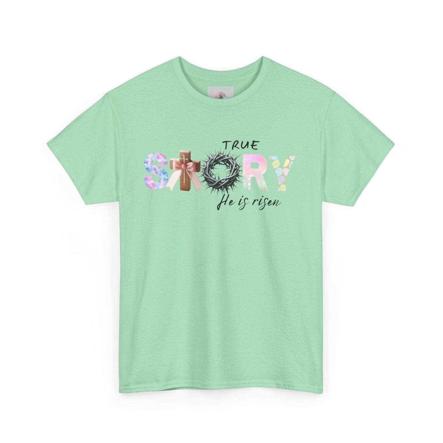 True Story He is Risen Cotton Tee