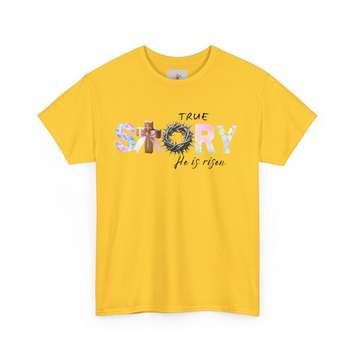 True Story He is Risen Cotton Tee