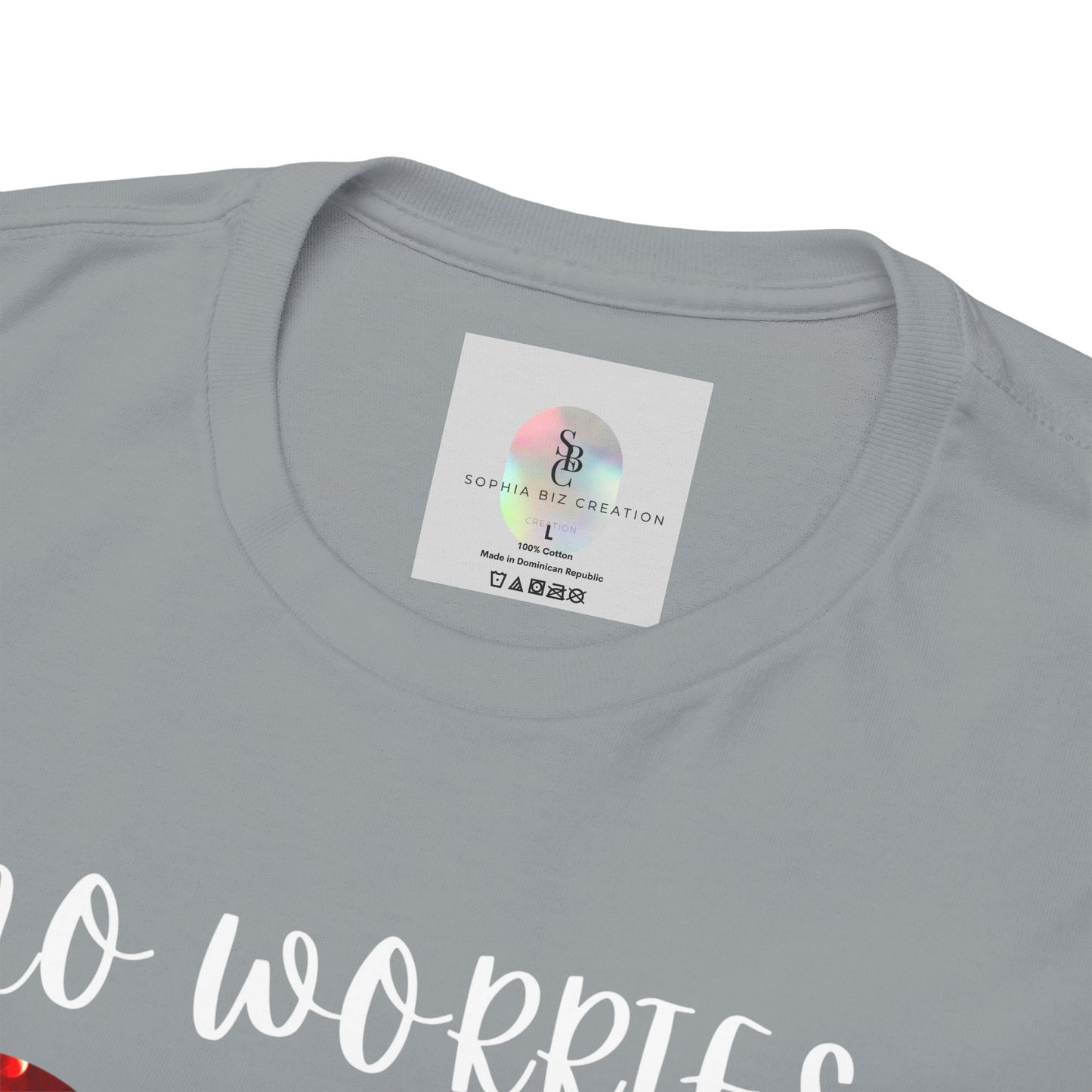 No Worries God Got Me  Red Inspirational Faith Shirt
