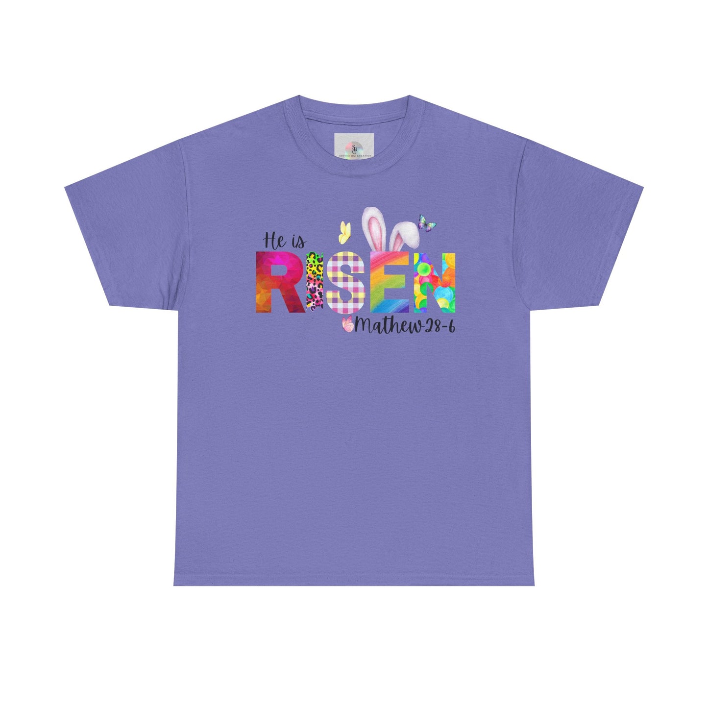 He is Risen Cotton Easter Celebration Shirt