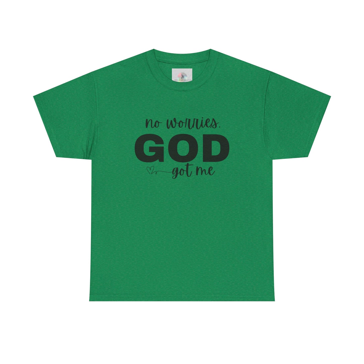 'No Worries. GOD Got Me'Inspirational  T-Shirt