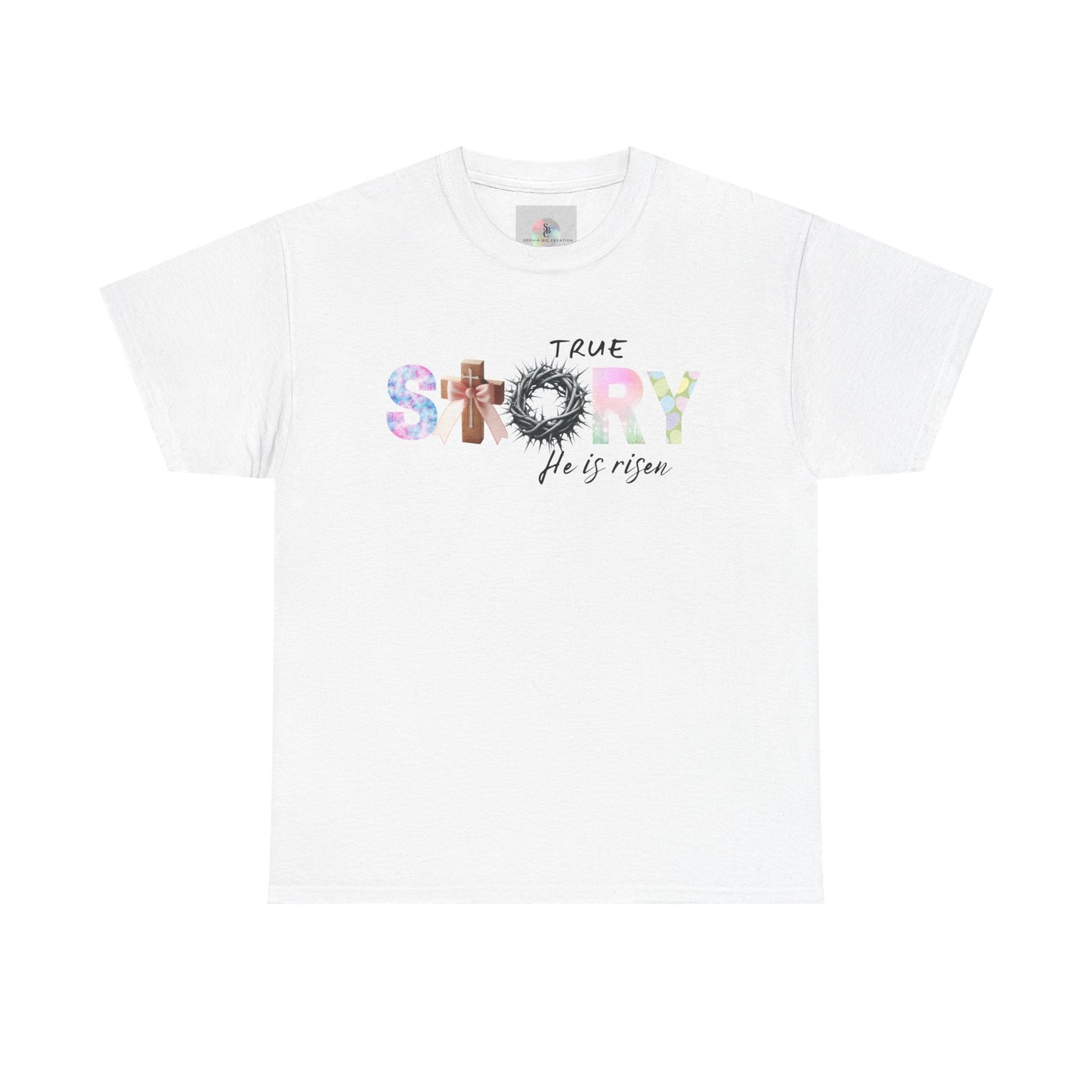 True Story He is Risen Cotton Tee