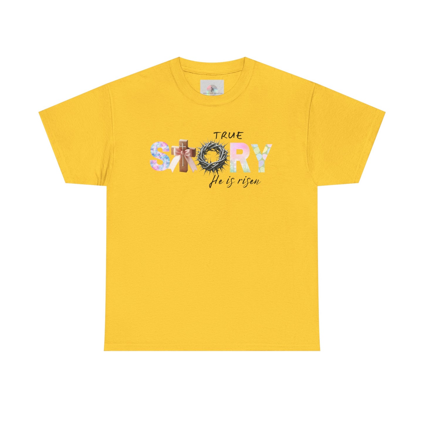 True Story He is Risen Cotton Tee